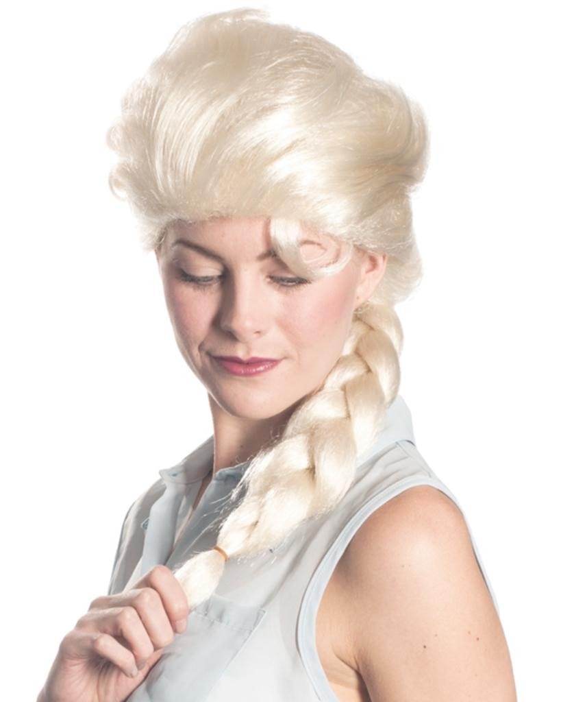 White elsa outlet wig