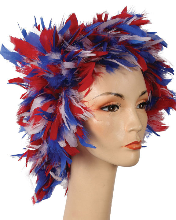 Feather Clown Showgirl Wig by Lacey Costume Wigs