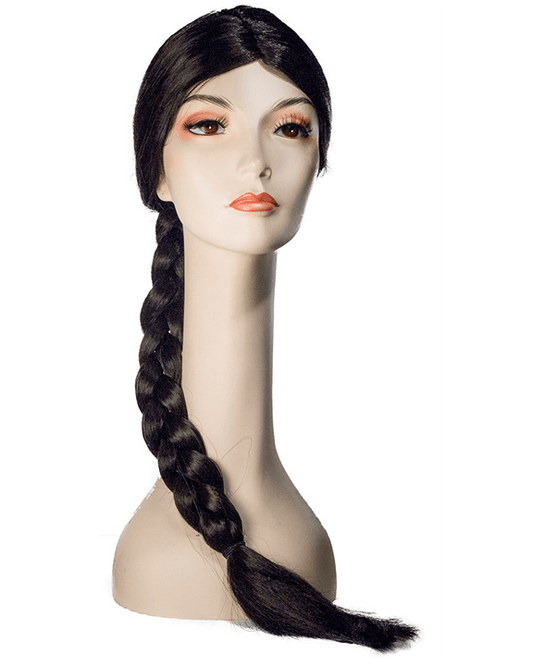 Lacey Costume Hunger Girl Adventurous Kat Brown Braid - MaxWigs