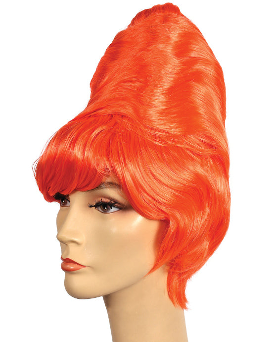 Orange on sale beehive wig