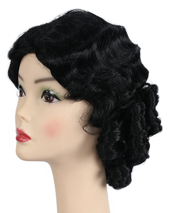 1930s Fingerwave Fluff Long Wig