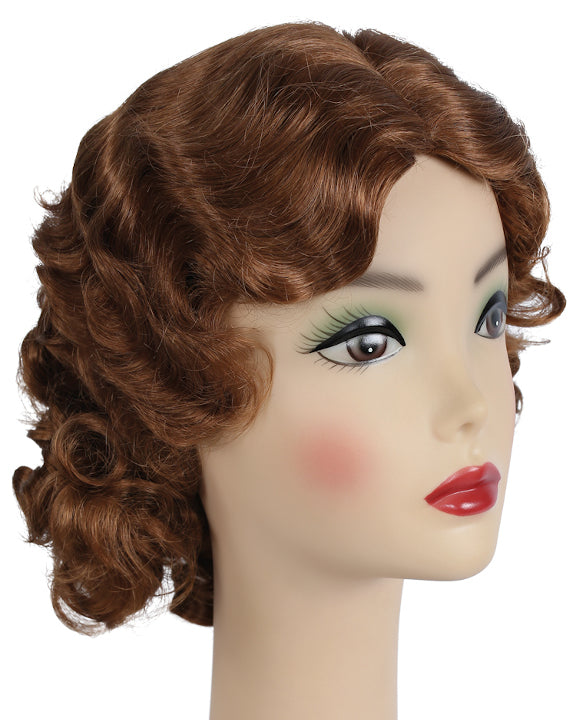 1930s Fingerwave Fluff Long Wig