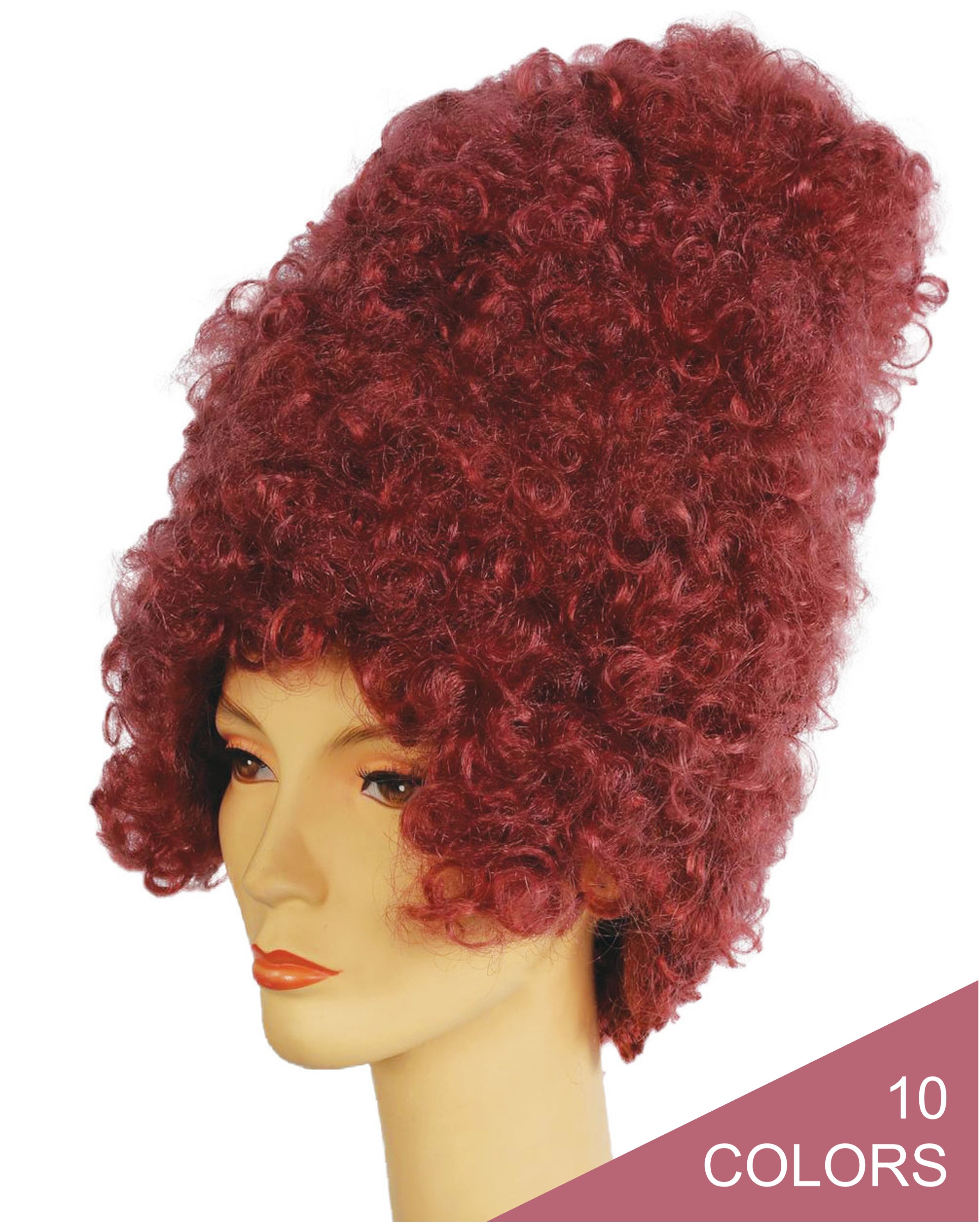 Bargain Beehive Curly Large by Lacey Costume Wigs MaxWigs