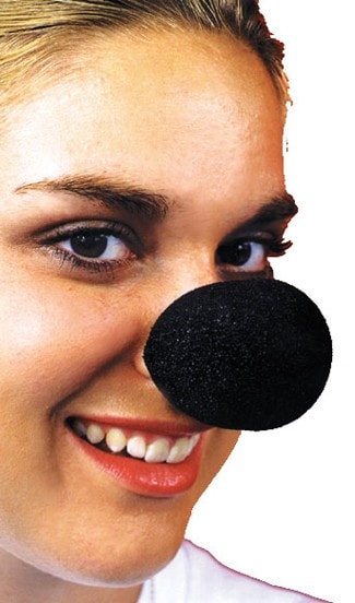 Morris Nose Sponge Animal Black - MaxWigs