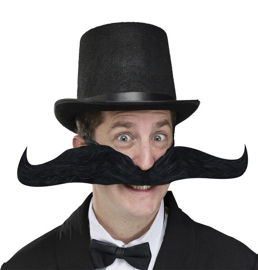 Morris Mustache Bendy Jumbo 20 Inch - MaxWigs