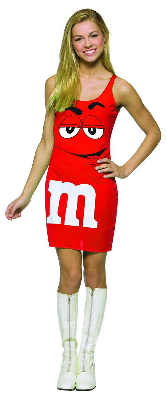 Morris M&m's Red Tank Dress 13-16 - MaxWigs